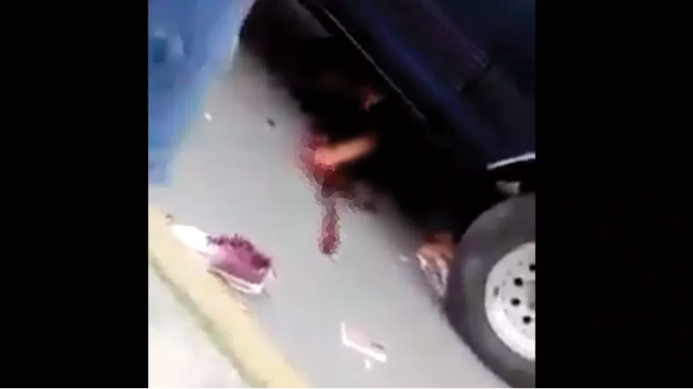 #Video Atropellan a presunto asaltante en Iztapalapa