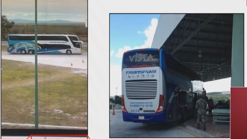 Desaparecidos en Tamaulipas llevaban posiblemente identificaciones falsas: Sedena - autobus-de-transpais-en-reten-militar