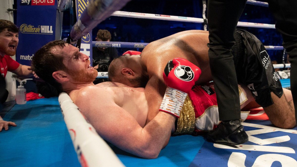 #Video Boxeador muerde a su rival en el Reino Unido