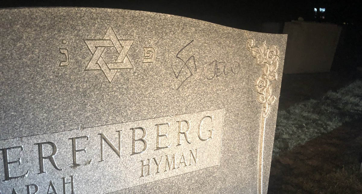 Vandalizan cementerio judío en Massachusetts - cementerio-fall-river-massachusetts-3