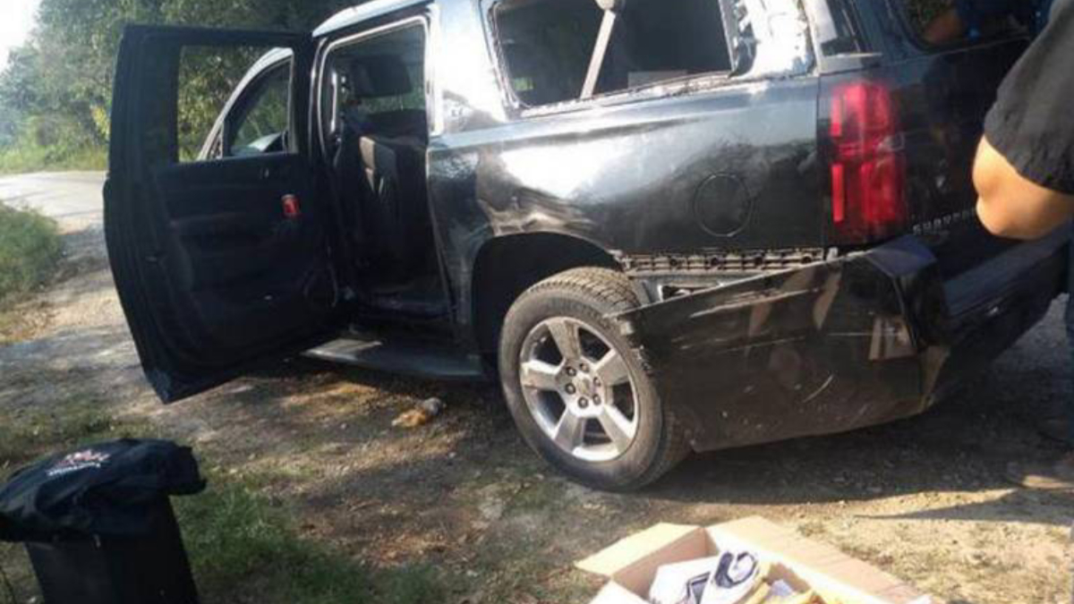 Solo fue un raspón: AMLO sobre accidente de su convoy en SLP