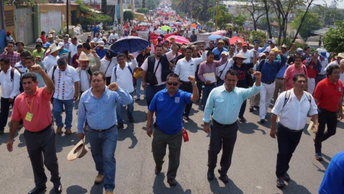 Sección 22 de la CNTE realizará mega protesta en Oaxaca Sección 22 de la CNTE realizará mega protesta en Oaxaca