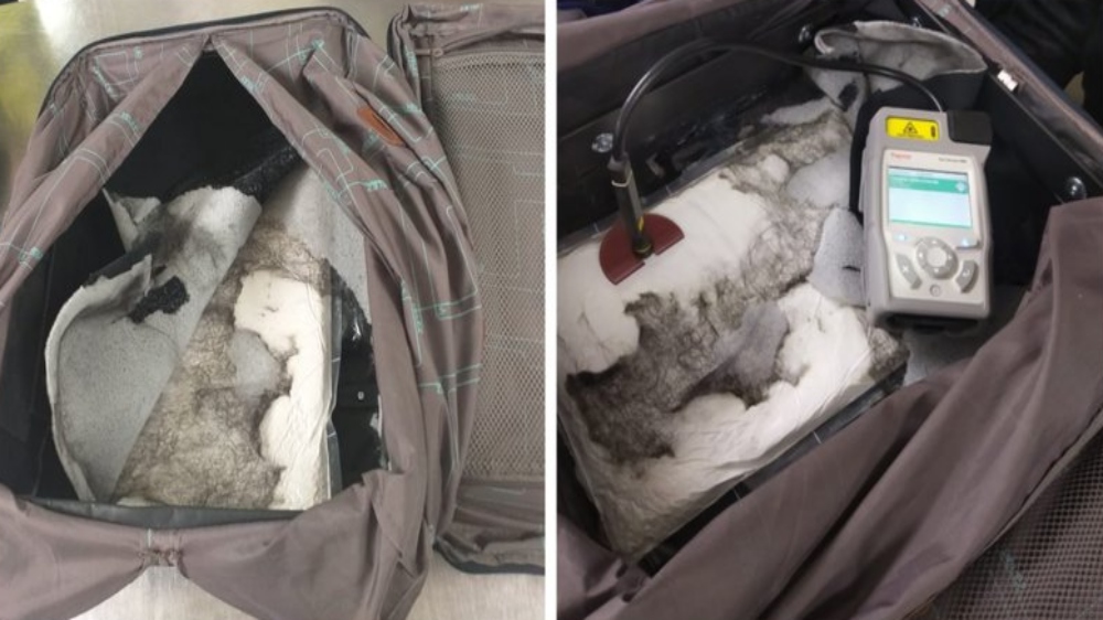 Aseguran cocaína procedente de Colombia en el AICM Aseguran cocaína procedente de Colombia en el AICM