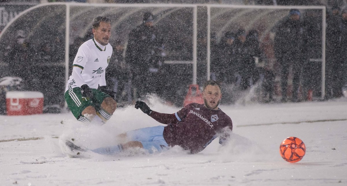 Colorado y Portland disputan el partido más frío de la MLS