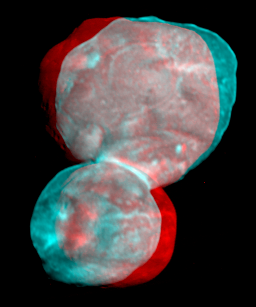 NASA publica imágenes en 3D de Ultima Thule - cuerpo-celeste-en-3d