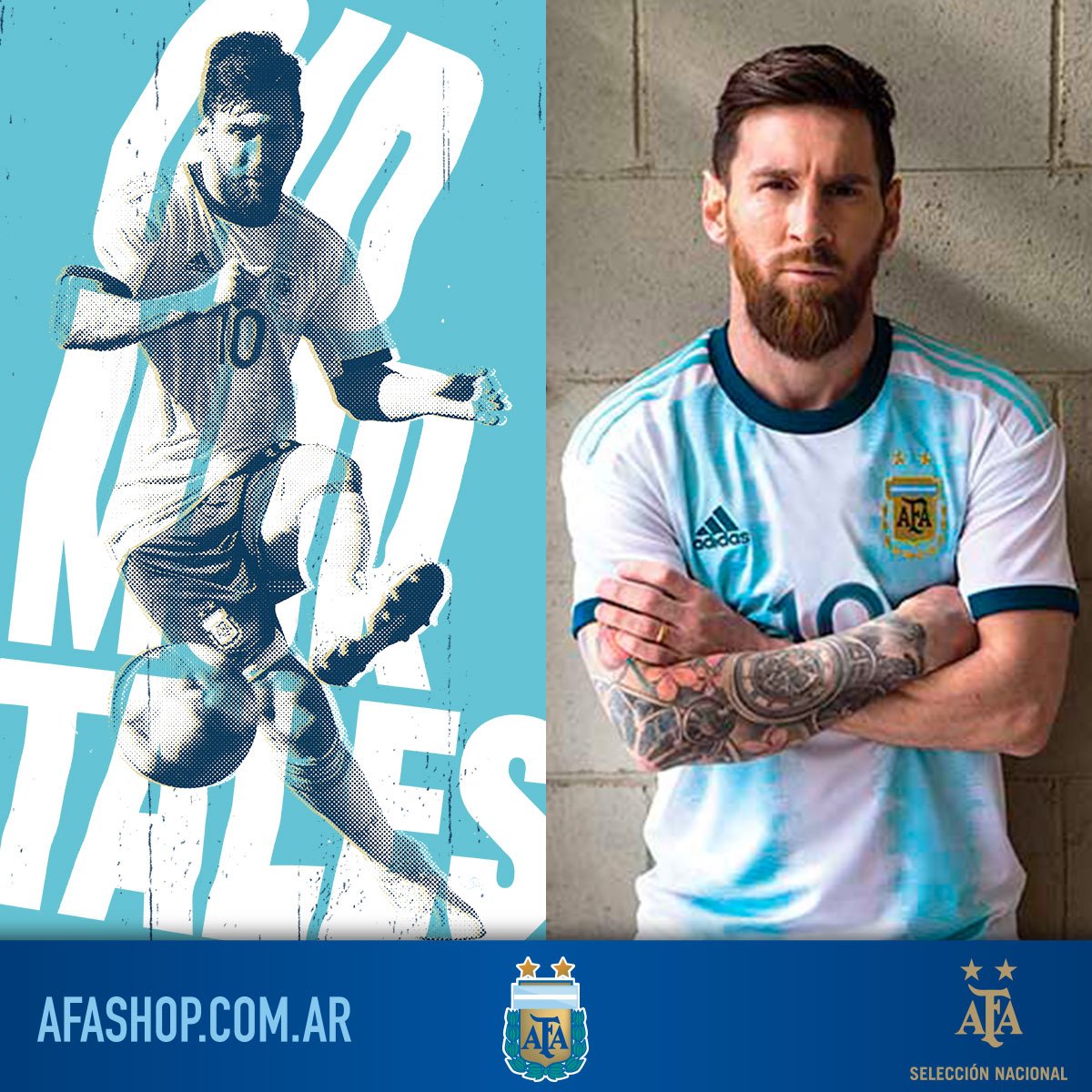 Argentina y Colombia presentan sus nuevos uniformes - d2b3tzvx0aacytl