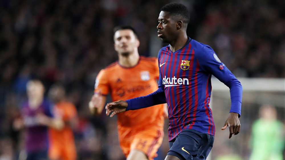Dembélé causará baja un mes con el Barcelona tras rotura muscular