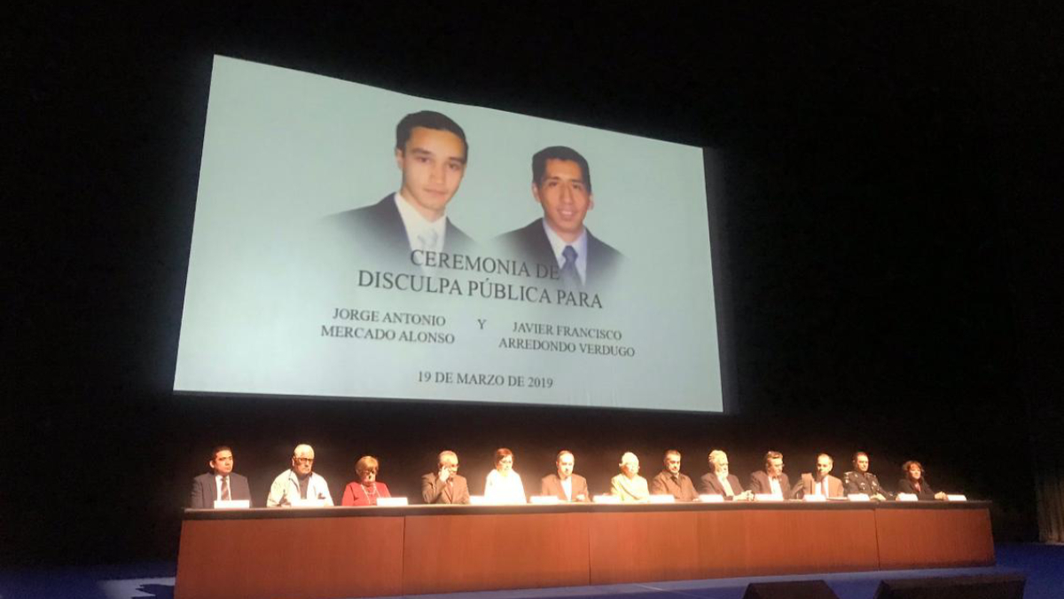 Disculpa pública reivindica el nombre de estudiantes asesinados: CNDH