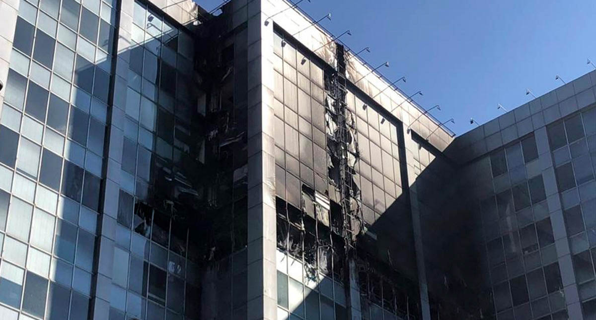 UNAM analiza estabilidad de edificio de Conagua tras incendio