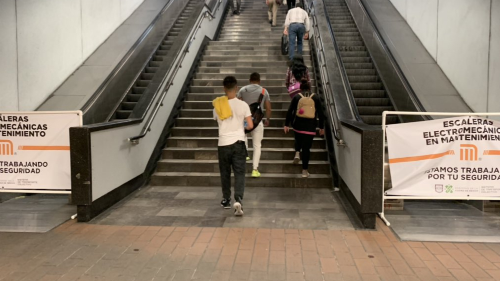 Escaleras de ascenso de Línea 7 del Metro volverán a operar este viernes