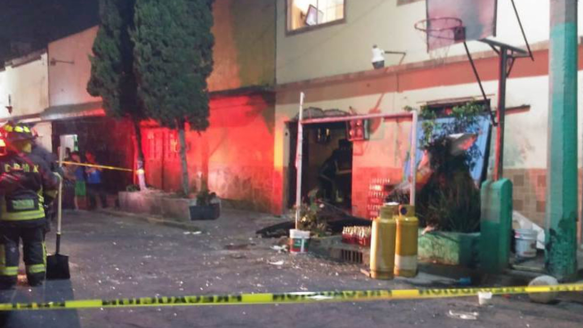 Explota tanque de gas en vivienda en la GAM