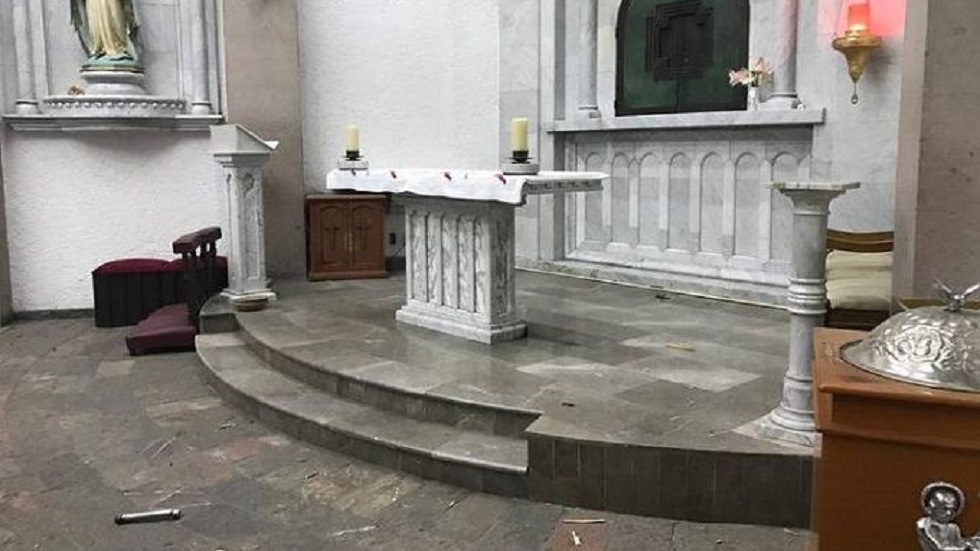 Grupo terrorista plantó explosivos en plazas comerciales del Edomex - explosivo-en-capilla-de-la-catedral-de-ecatepec