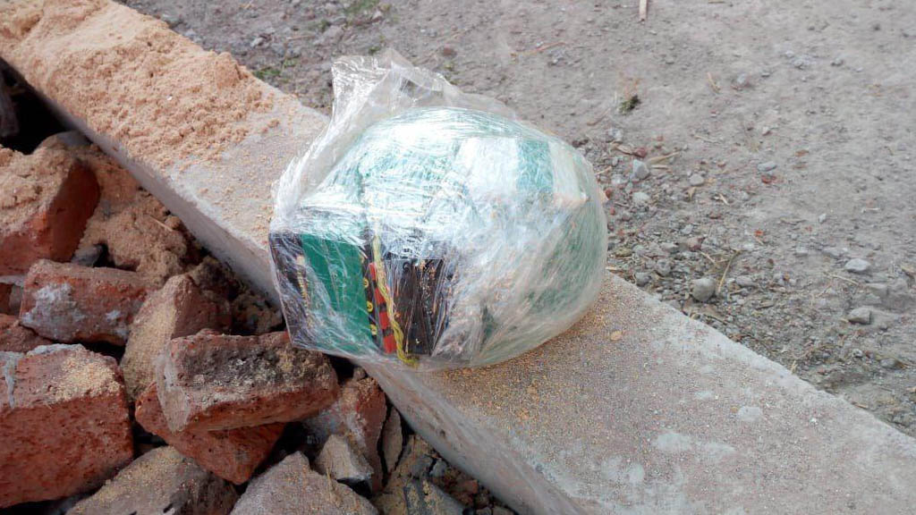 Fuerzas estatales encuentran explosivo con detonador a distancia en Santa Rosa de Lima