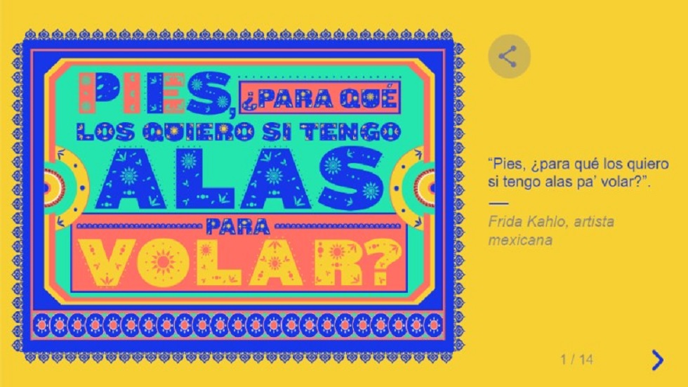 Google conmemora Día de la Mujer con frases célebres - frida-kahlo