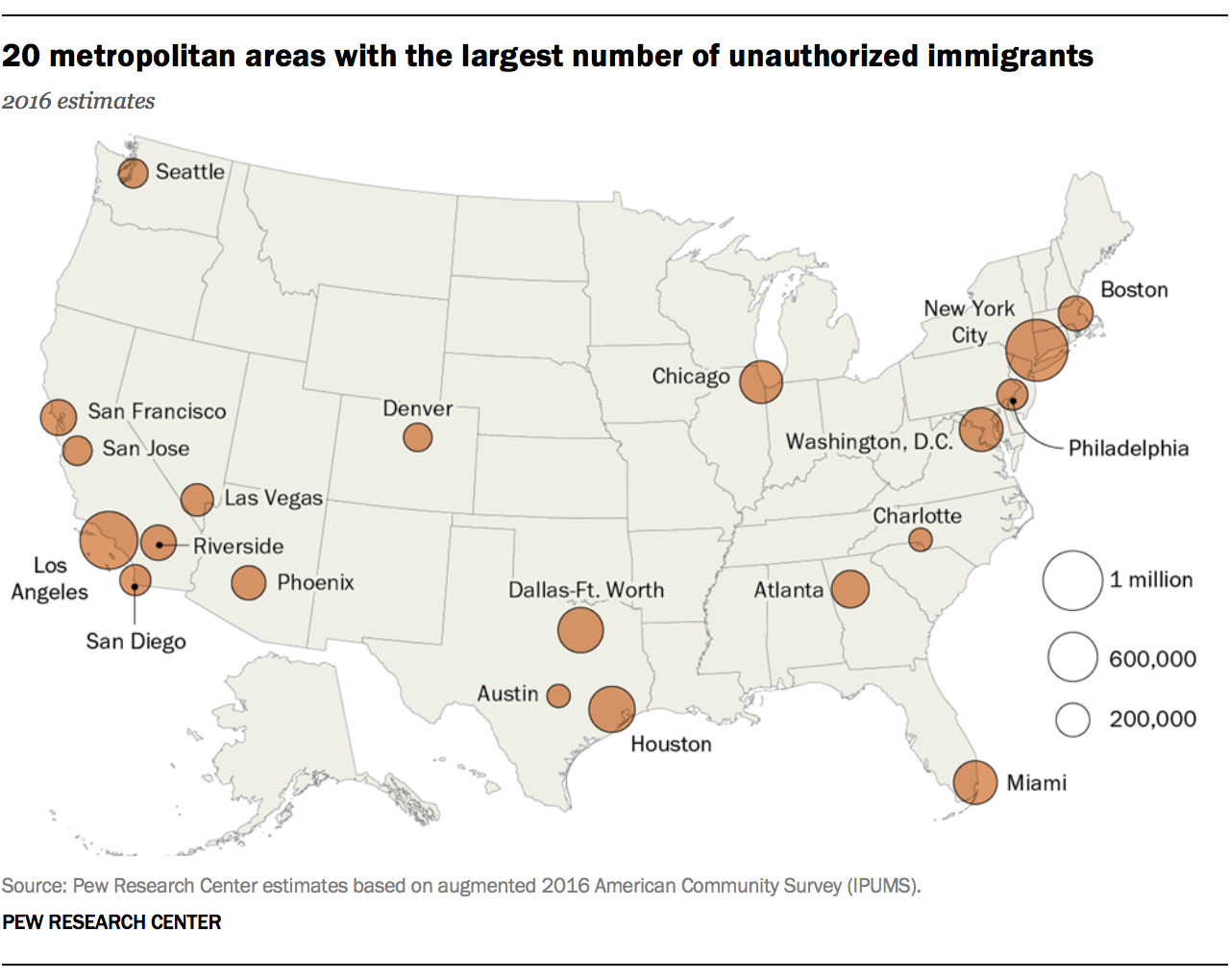 La mayoría de los indocumentados se concentran en 20 áreas de EE.UU. - ft-190311-unauthorizedmetroarea-20metropolitanareas