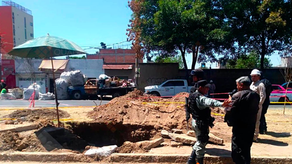 Fuga de combustible en Azcapotzalco