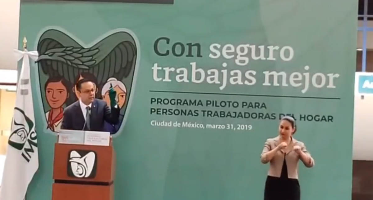 #Video IMSS lanza programa piloto para trabajadoras del hogar