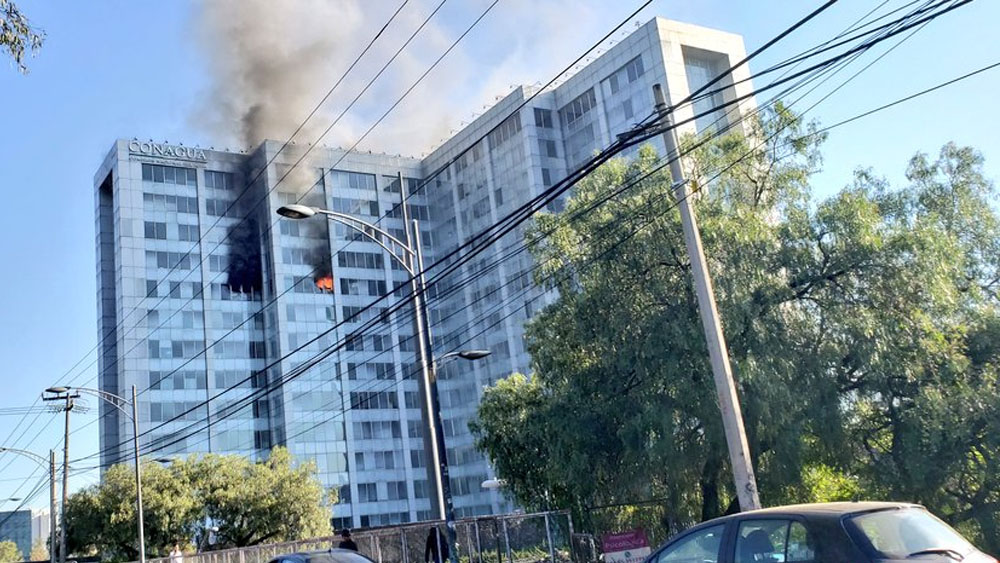 Suspenden términos y plazos de procedimientos tras incendio en Conagua