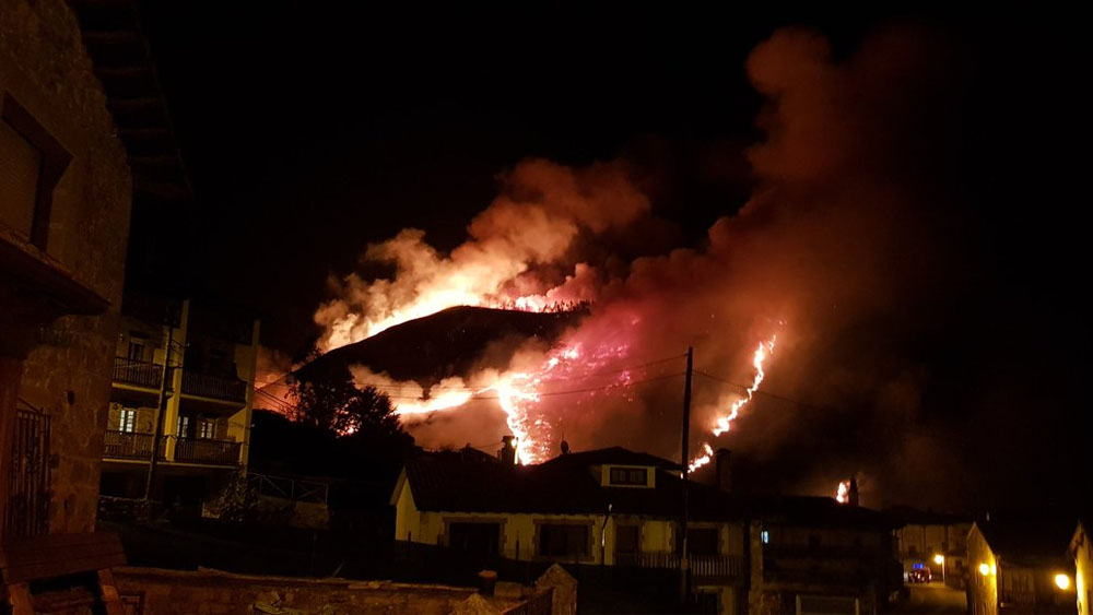 Incendios azotan el norte de España Incendios azotan el norte de España