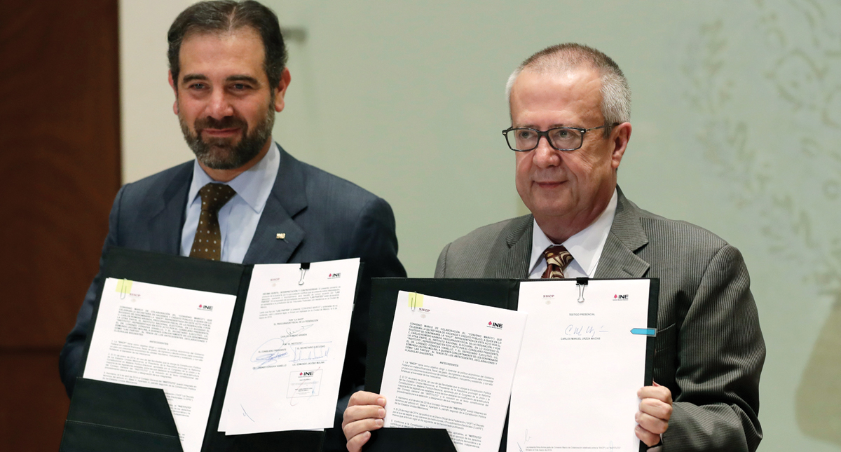 INE y Hacienda firman convenio para intercambio de información