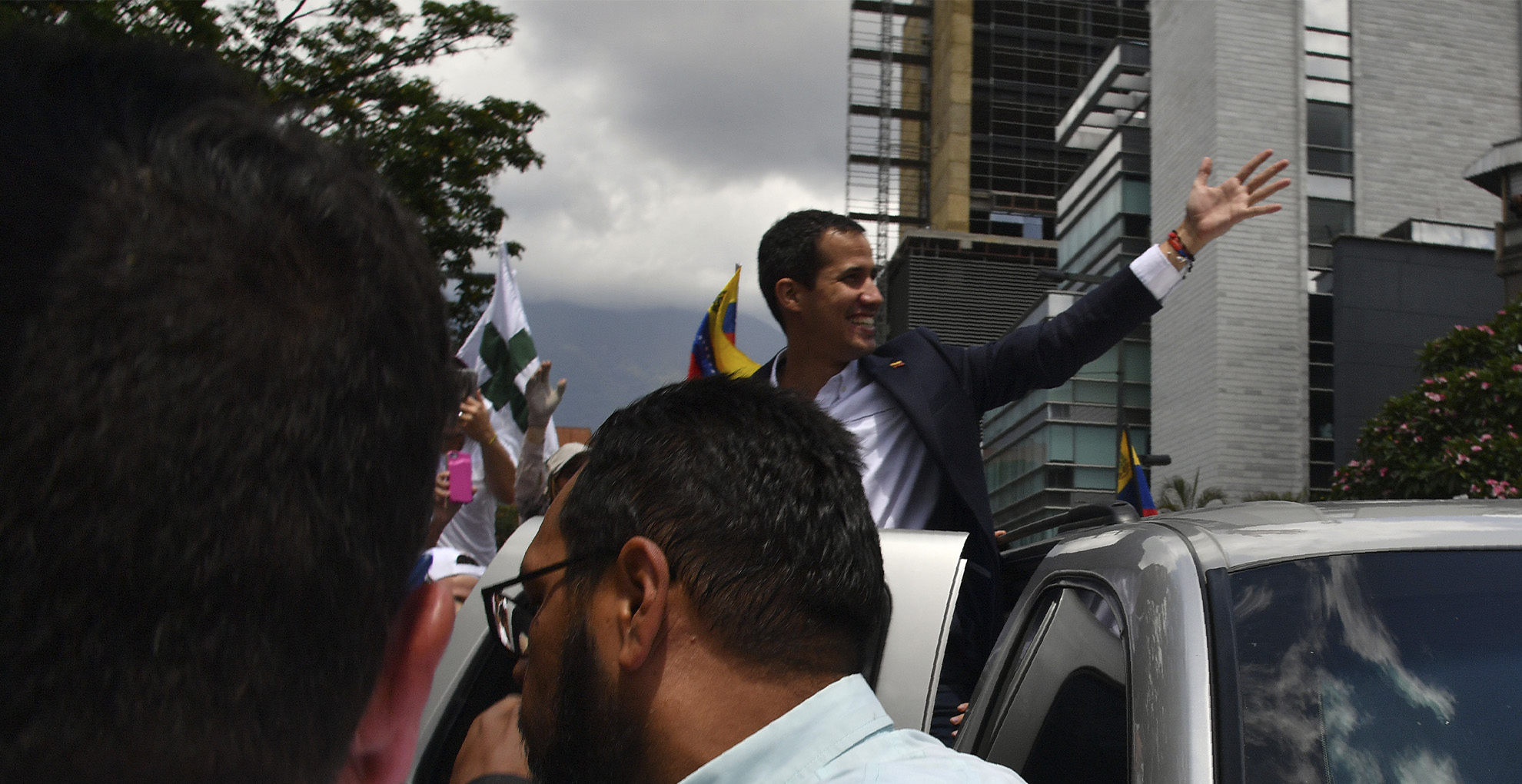 Llega Juan Guaidó a Venezuela