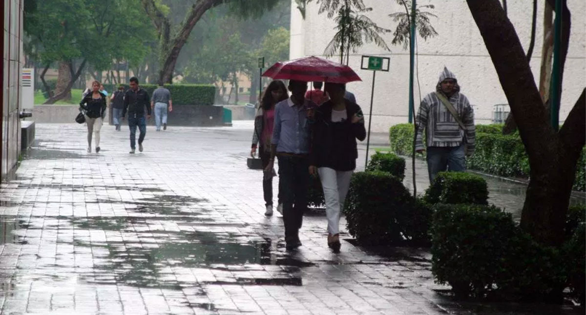 Se registran lluvias ligeras en cuatro alcaldías de la Ciudad de México