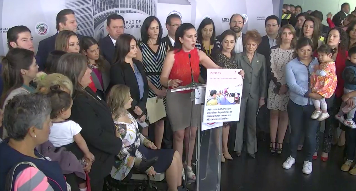 #Video Madres de familia exigen recursos para estancias infantiles