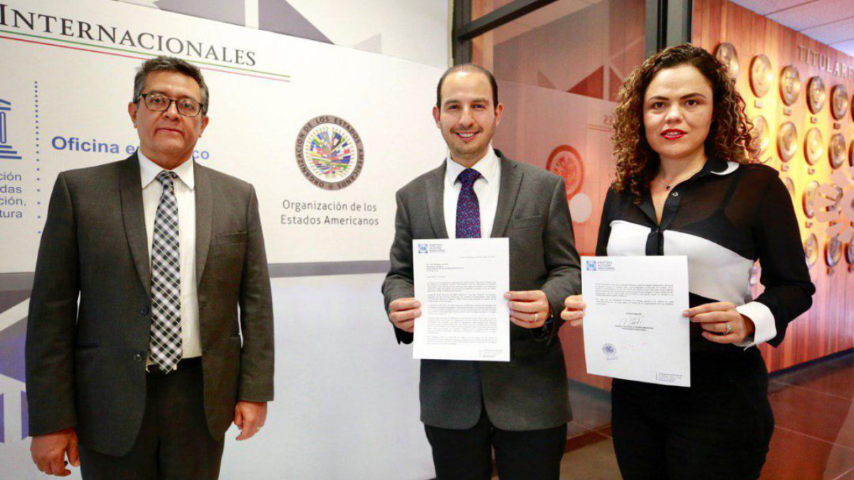 PAN advierte a la OEA de posible reelección de López Obrador