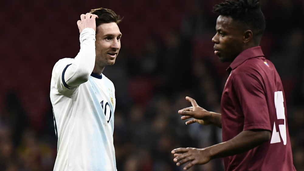 Venezuela arruina la vuelta de Messi con Argentina Venezuela arruina la vuelta de Messi con Argentina