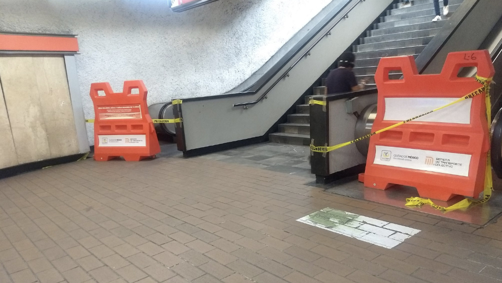 Aún en mantenimiento 64 escaleras del Metro