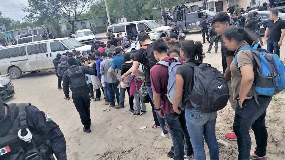 Rescatan a 107 migrantes centroamericanos en Tamaulipas