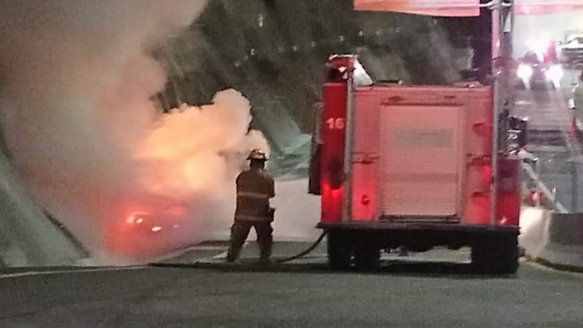 Muere una persona calcinada en el Macrotúnel de Acapulco