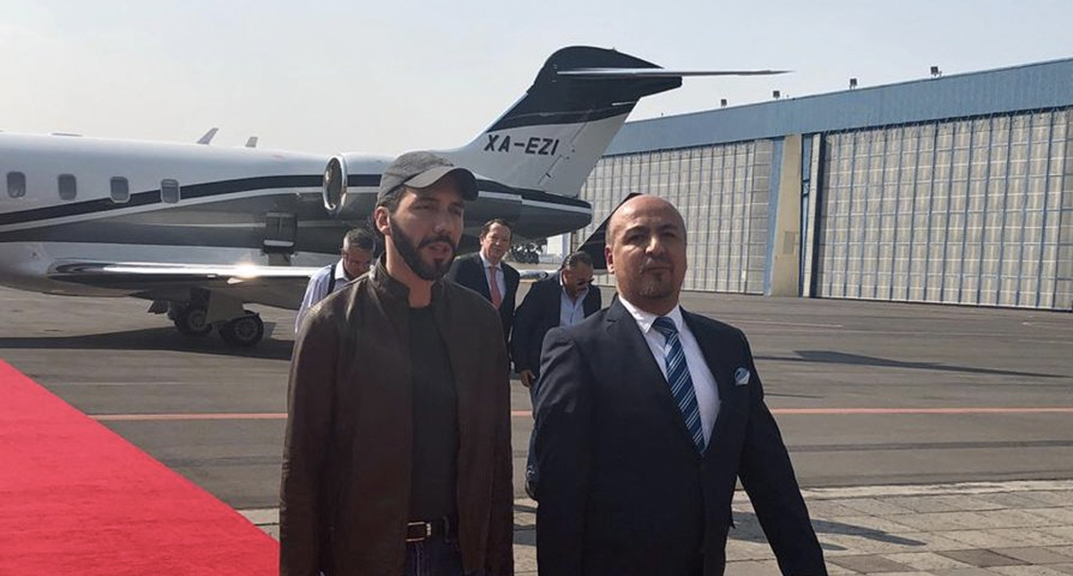 Presidente electo de El Salvador llega a México