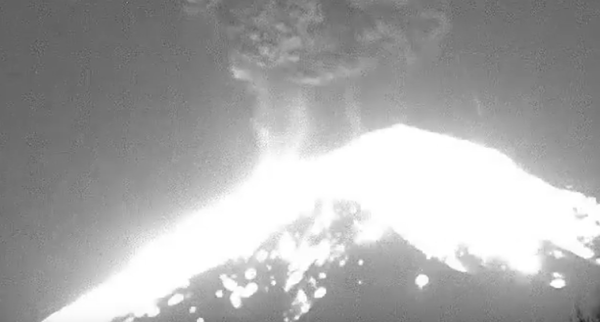 Popocatépetl registra nueva explosión