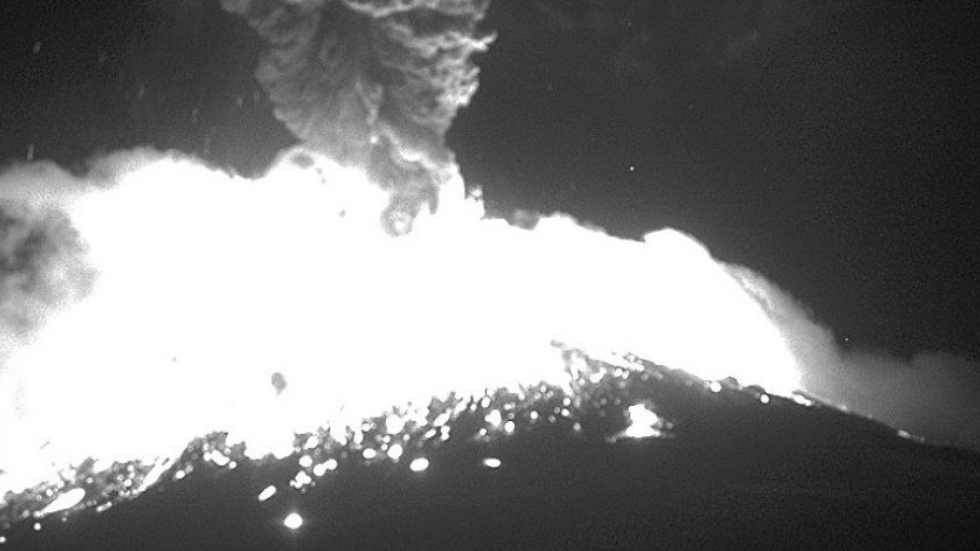 Nueva explosión del Popocatépetl