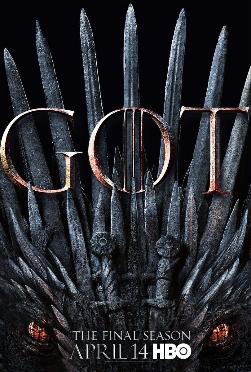 Estreno de Game of Thrones fue pirateado más de 54 millones de veces - poster-de-la-ultima-temporada-de-game-of-thrones