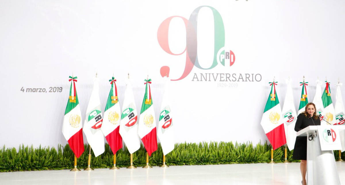 PRI celebra su 90 aniversario de cara a cambio de dirigencia