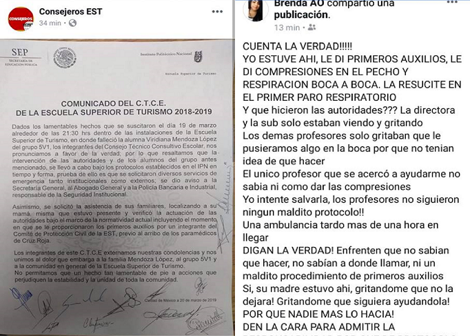 Alumna de Turismo muere al interior del IPN - publicaciones-sobre-la-muerte-de-viridiana