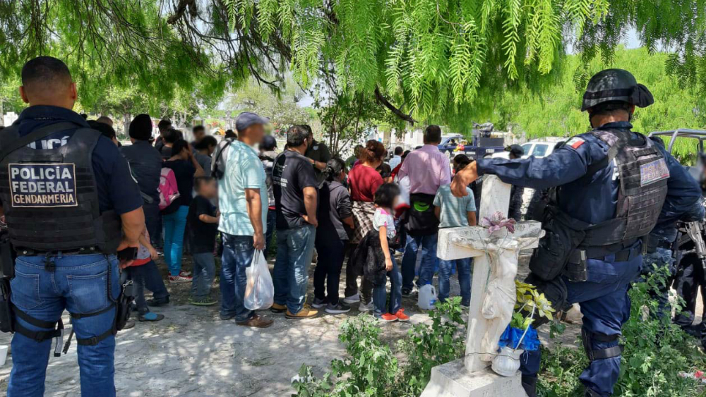 Policía Federal rescata a 79 centroamericanos en Tamaulipas