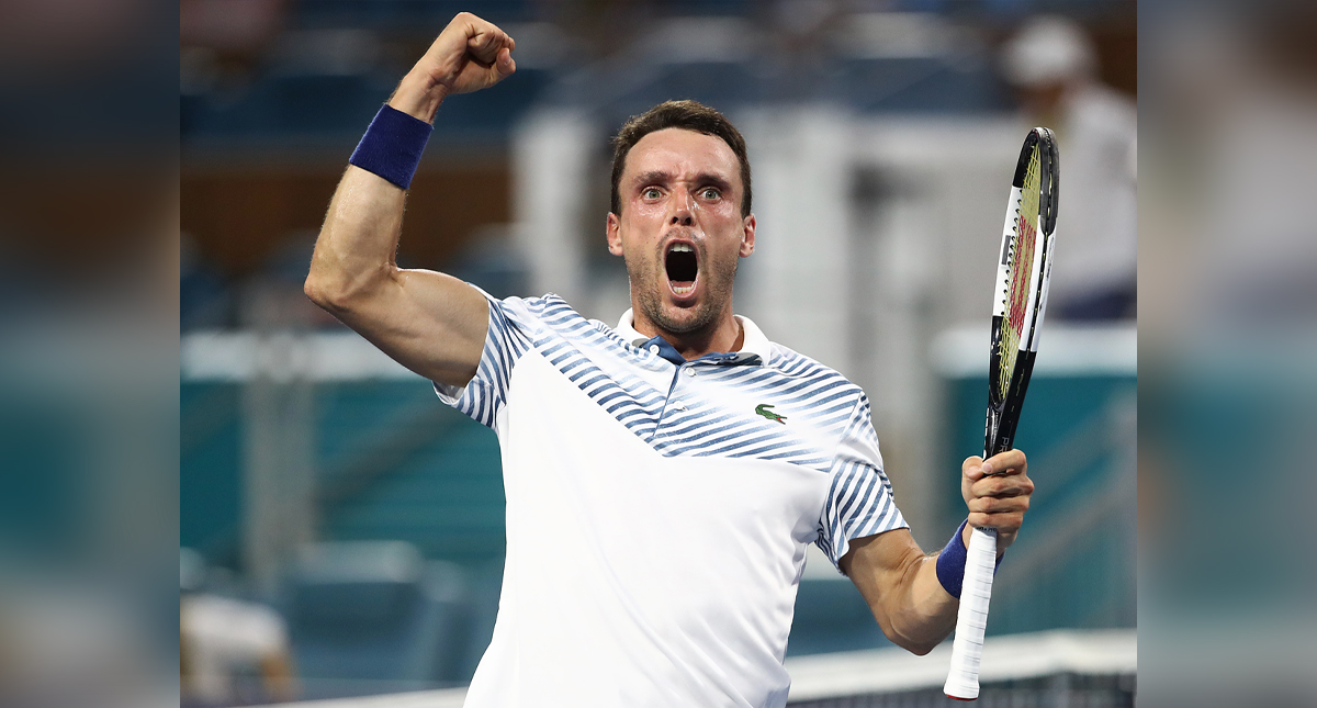 Roberto Bautista elimina a Novak Djokovic del Masters 1000 de Miami