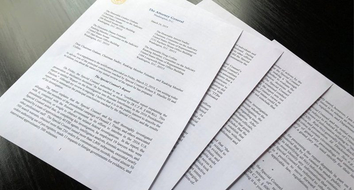 Rusia arremete contra Estados Unidos tras informe de Mueller