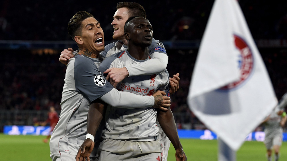 Liverpool gana 3-1 en Munich ante el Bayern y pasa a cuartos de Champions