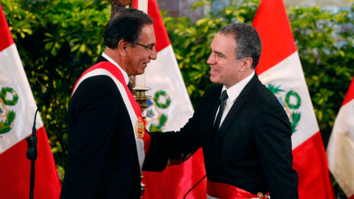Actor juramenta como primer ministro de Perú