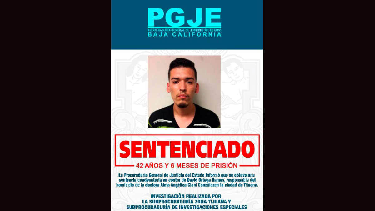 Sentencian a homicida de la doctora Alma Angélica Ciani