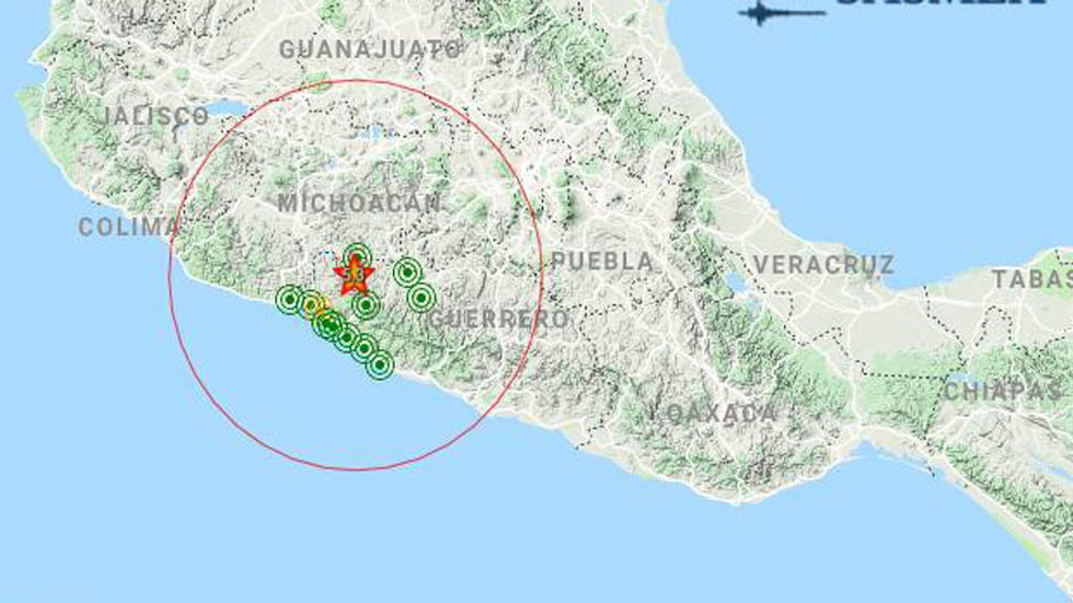 Sismo magnitud 5.3 sacude Michoacán