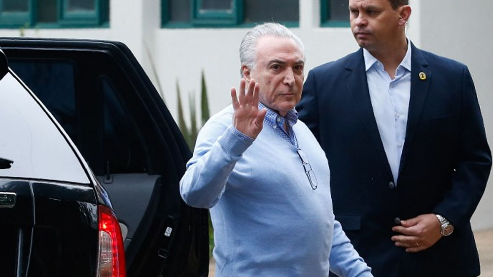 Juez de Brasil ordena liberar a Michel Temer