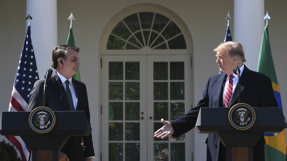 Trump plantea la idea de que Brasil pueda ser miembro de la OTAN