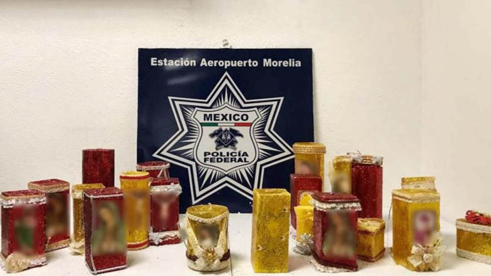 Frustran envío de metanfetamina a Ámsterdam en veladoras