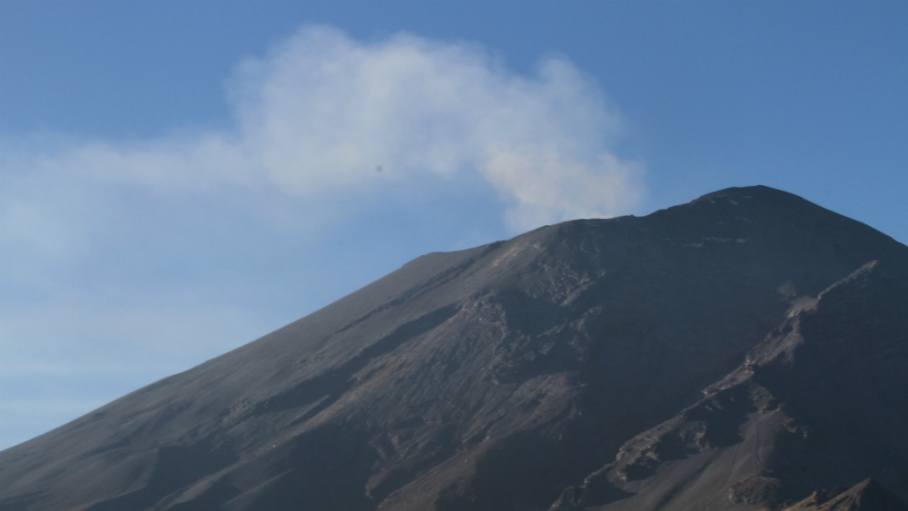 Se registran erupciones en cadena en el Popocatépetl
