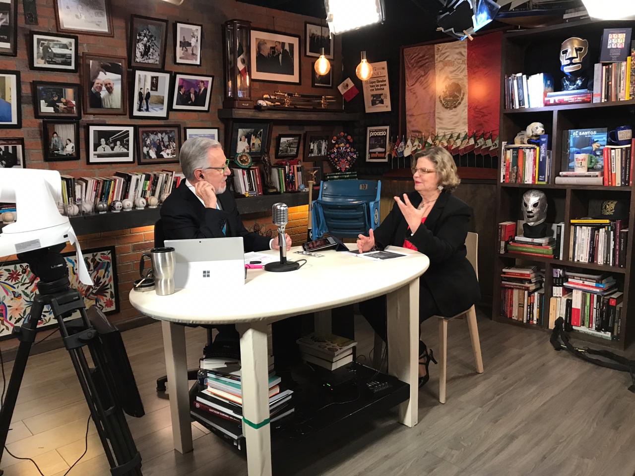 López-Dóriga entrevista a la titular del Instituto Nacional de las Mujeres